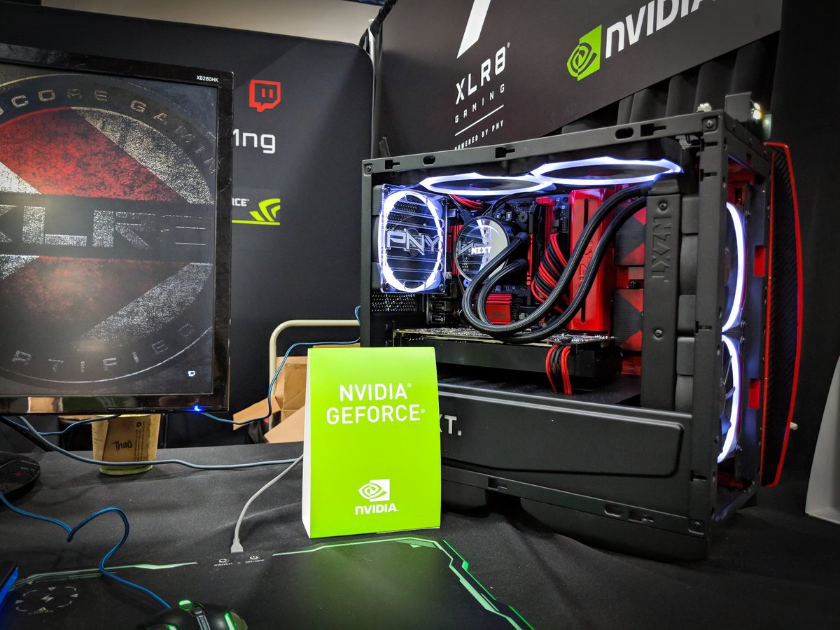 Newegg's tweet photo. Small form for small dorms
Here's a look at some of the monster mini PCs at #Caltopia from @CORSAIR, @ASUS_ROG + @xlr8gam1ng -- all powered by @NVIDIAGeForce π
#Caltopia2018 https://t.co/qLAMre66V3
