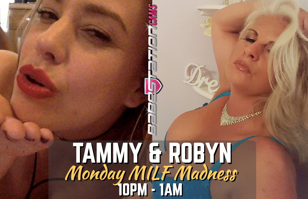 Tonight from 10pm! ⏰ 
@TammyOldham &amp; Robyn are performing a MILF MONDAY Special! 😈 
Don't Miss It! 👀
https://t.co/QL3uLDpJ7A https://t.co/y3KsI7e3rj