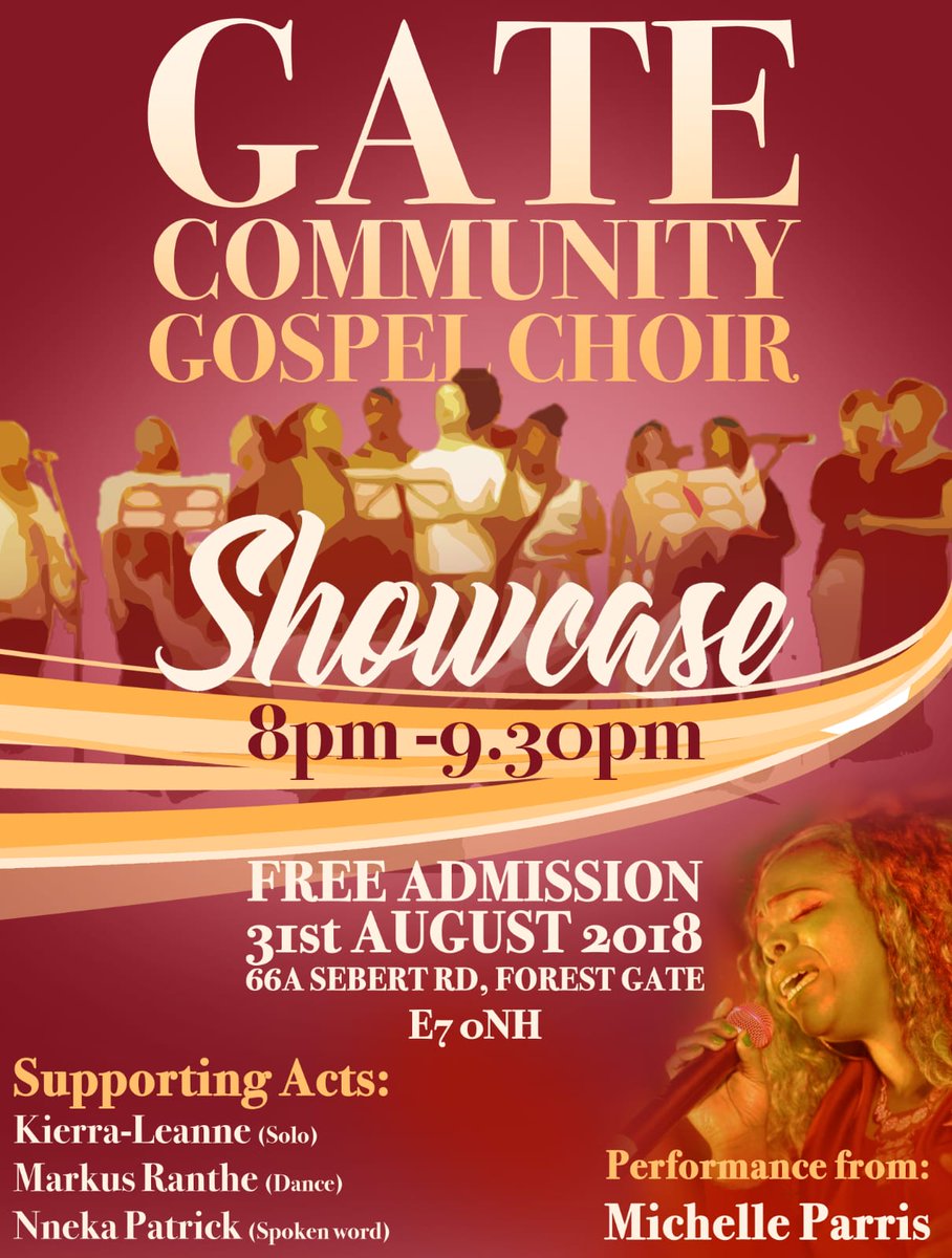 ARCForestGate's tweet photo. What are you doing on the last day of #August? If you're in #Forestgate, #Newham, you're invited to our #GateShowcase! If that's not #MondayMotivation then.... https://t.co/zYZeZyEMiE