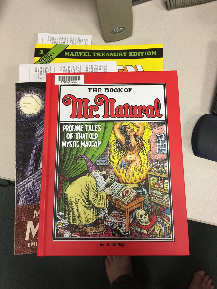 Always love semesters when we teach the Graphic Novels class - the collection grows. #ComicsInLibraries @CBLDF