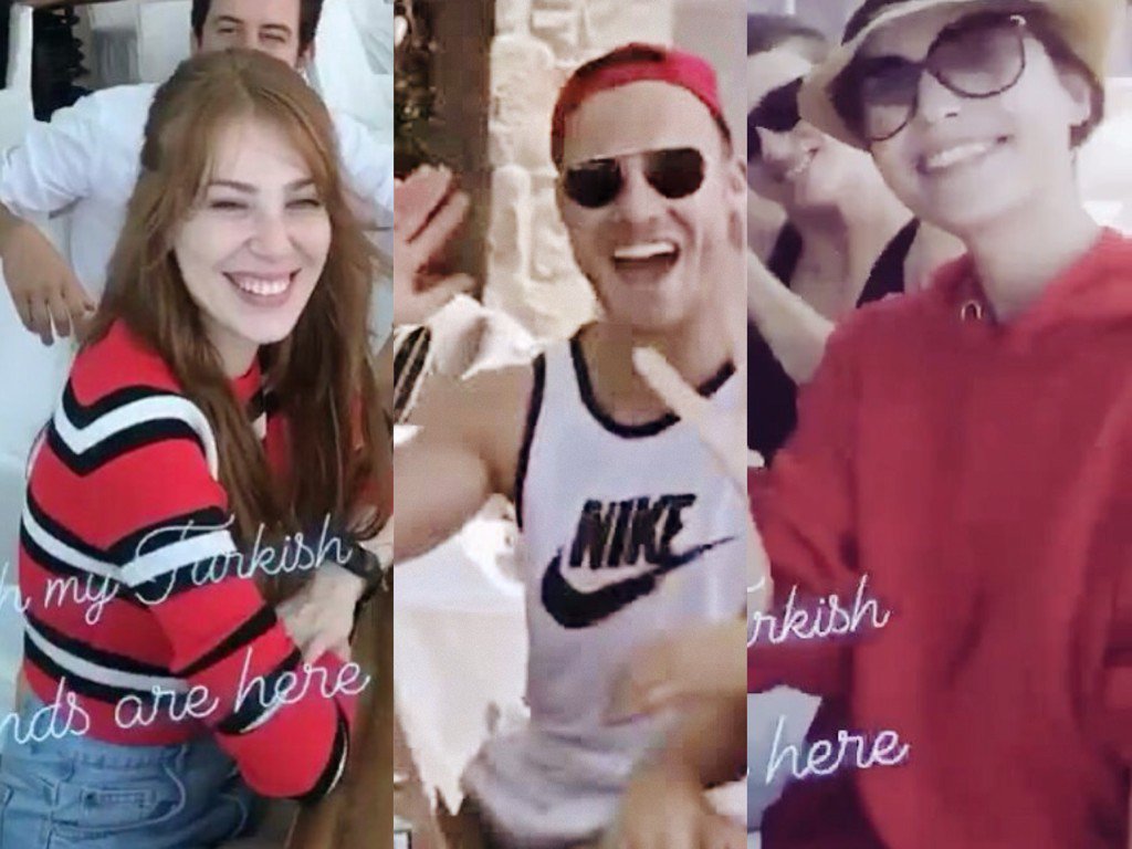 may70000's tweet photo. #ElçinSangu @elcnsng 
friendship after dizi cuteee 😍 😍 https://t.co/ELCwPNuccn