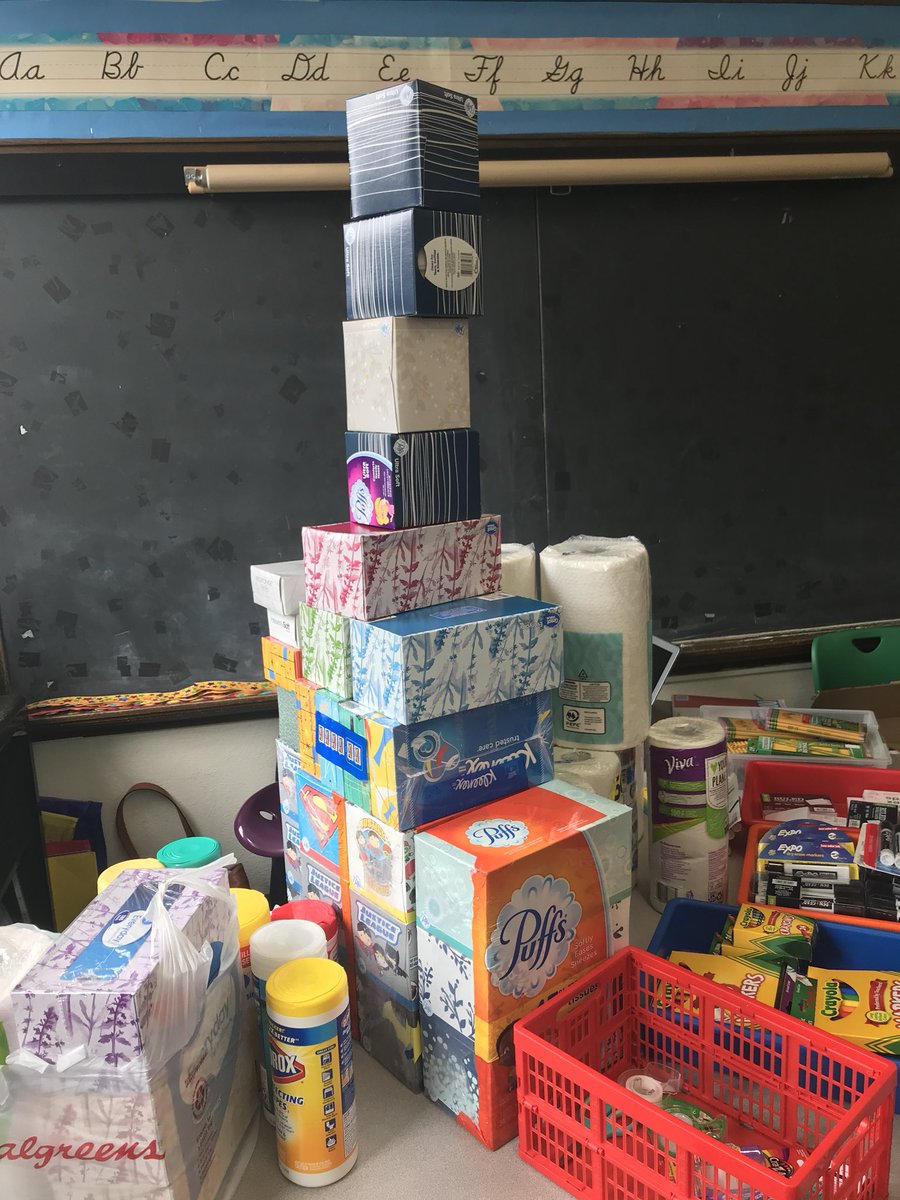 Ms_Griseto's tweet photo. Leaning Tower of SNEEZA! Great meet and greet at @D100Piper this morning! Can’t wait to see the rest of our smiling 4th graders tomorrow! #d100inspires https://t.co/qT2FdOtrZY