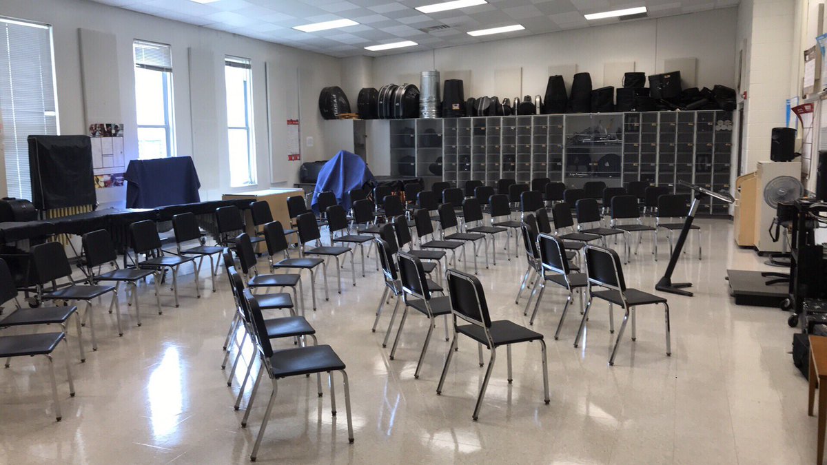 Calling all Bandies! I’m patiently awaiting students to come back and make some incredible music! So excited! #HRMS #band