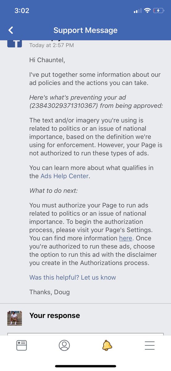 crankyYTlady's tweet photo. **ATTENTION**

@facebook and @Instagram are forcing music artists to register as political entities in order to pay to promote their music should they deem your music "too political."

He isn't running political ads, he's trying to promote a music video. https://t.co/km7oNoB2sL