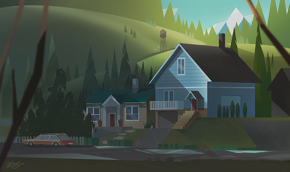 monicajgrue's tweet photo. Hello, I'm Monica! I'm an environment concept artist for mostly console games for the past 10 years. In my own time I love creating simple graphic paintings of peaceful places and solitary ladies. And delicious goodies =) #VisibleWomen https://t.co/pAEmtlXz2T