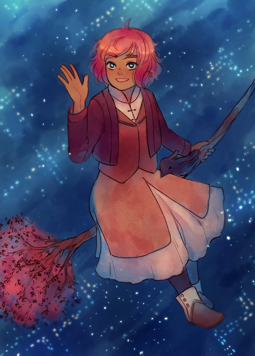 walking_north's tweet photo. Hi #VisibleWomen I'm Ari and I make webcomics.

Aerial Magic is an ongoing webcomic about the witches who work at a broomstick repair shop:
https://t.co/kmsPG8JgoO

Always Human is a complete sapphic sci-fi romance:
https://t.co/9YcV8FxmM9 https://t.co/TYNUtUXqjp
