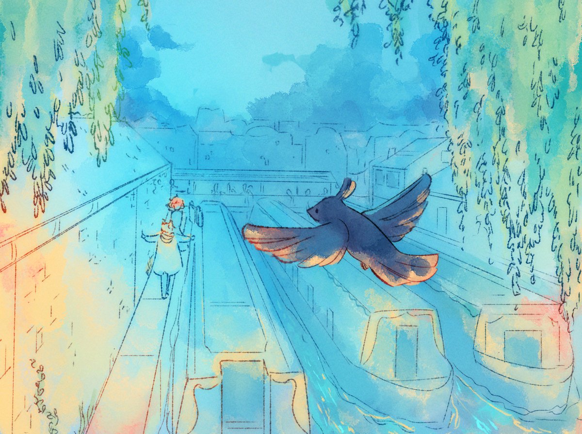 walking_north's tweet photo. Hi #VisibleWomen I'm Ari and I make webcomics.

Aerial Magic is an ongoing webcomic about the witches who work at a broomstick repair shop:
https://t.co/kmsPG8JgoO

Always Human is a complete sapphic sci-fi romance:
https://t.co/9YcV8FxmM9 https://t.co/TYNUtUXqjp
