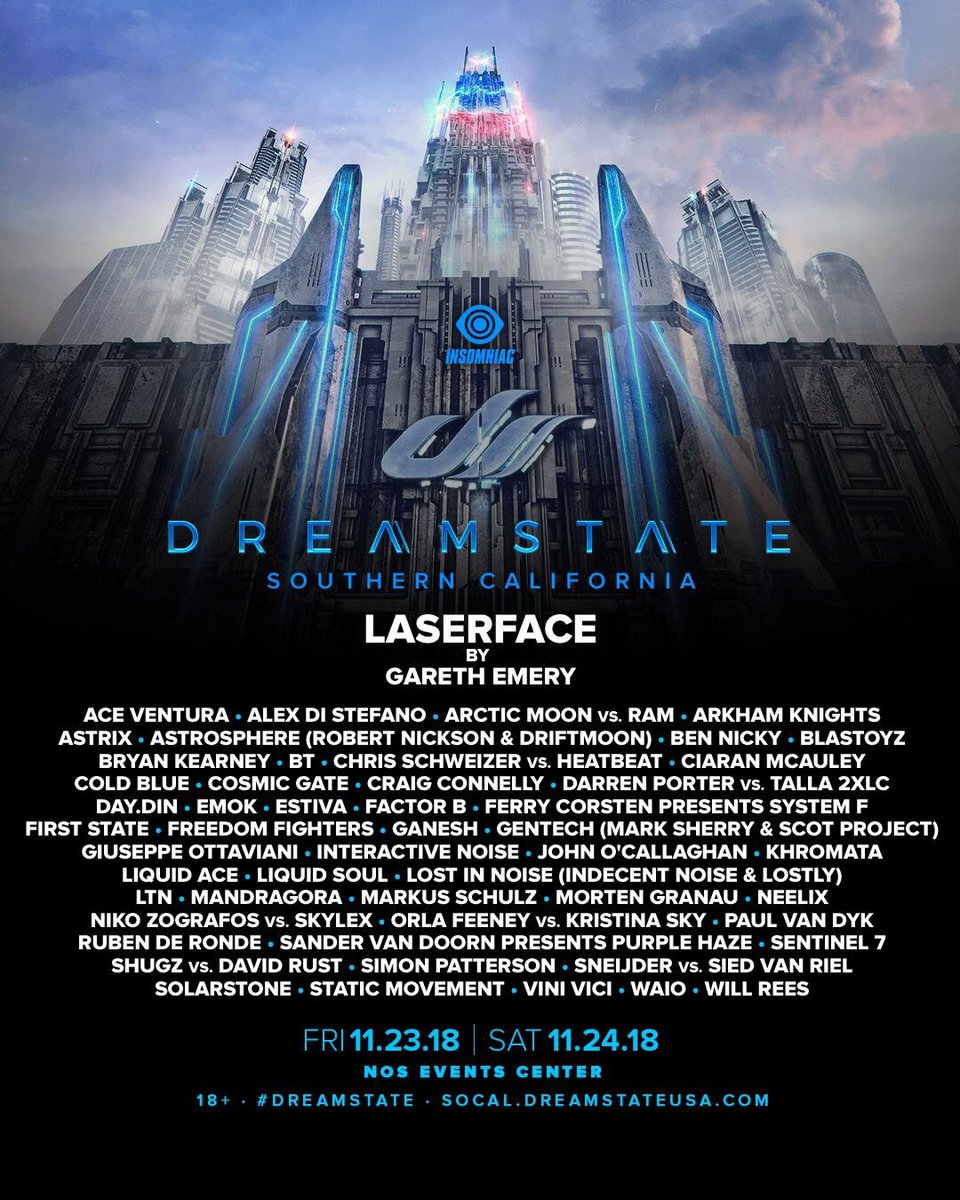 marksherry's tweet photo. Delighted to announce that I’m back at @DreamstateUSA SoCal this year playing as ‘Gentech’, a new collaborational project between myself and my good friend @scotproject that celebrates 25 years of tech-trance and the harder end of dance music! 😎👍 

#DreamstateSoCal https://t.co/kUVf7F2oNu