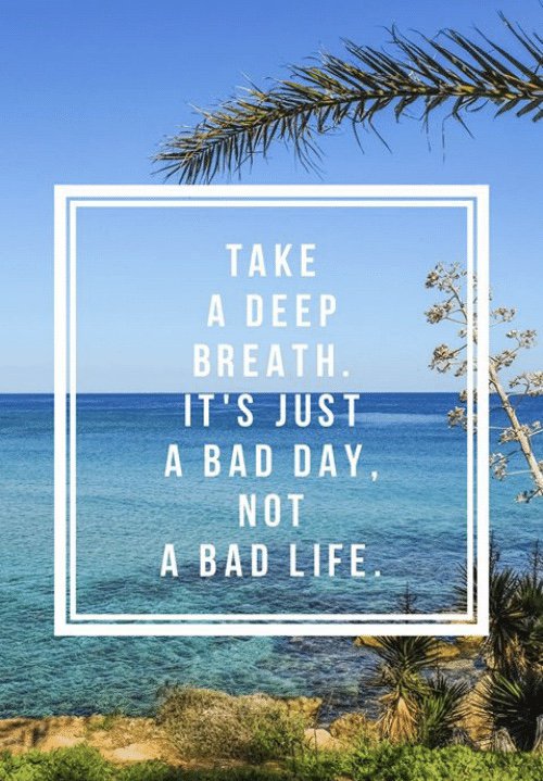 edengardenfv's tweet photo. Take a deep breath! It’s just a bad day, not a bad life! #MondayMotivation #Motivation #MotivationMonday #Quote #BadDayNotBadLife #YouGotThis #YouCanDoIt #Monday #MondayBlues #BePositive #DeepBreath #Breathe #ThinkPositive #PositiveVibes  #GoForAWalk #EdenGarden #Mississauga https://t.co/rvrH83TSbP