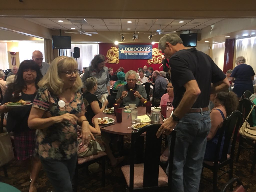 Ann_Kirkpatrick's tweet photo. I always look forward to Monday lunches with @DemsofTucson, thank you for another great meeting! #AZ02
#RedtoBlue2018 https://t.co/mgICl1nRED