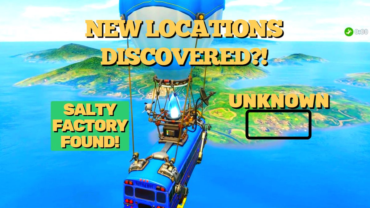 SplashyyYT's tweet photo. Fortnite Bus Glitch - UNKNOWN/OLD LOCATIONS DISCOVERED - https://t.co/zcDz1ttmUq - #Fortnite #Glitch #Bus #Map #Video via @YouTube https://t.co/oj1EJ9X5CO