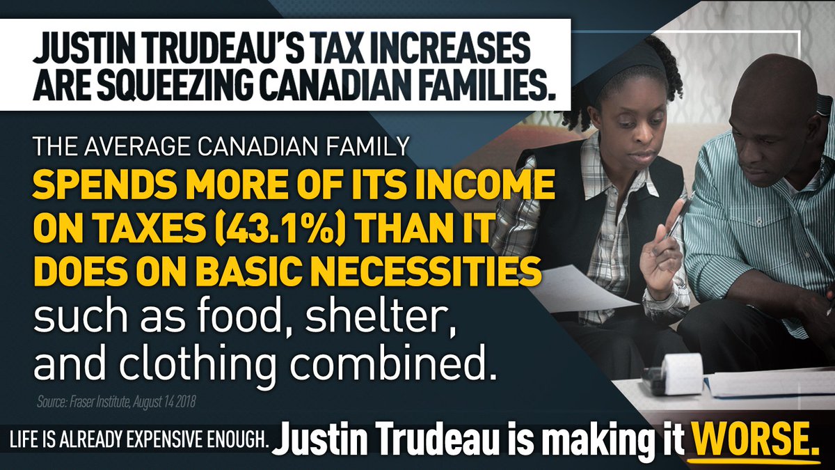 AndrewScheer's tweet photo. Canada's Conservatives are focused on helping Canadians get ahead. https://t.co/tNl89vWLIU