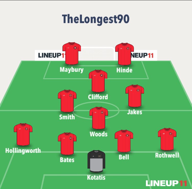 TheLongest90's tweet photo. Here is your #TheLongest90 team for tonight’s match against Herleen Sport https://t.co/rmKPGSyt4u