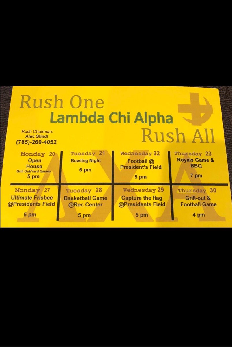 PittStateLCA's tweet photo. If you're you are interested in joining one of the most prestigious organizations on campus come rush! #rushLXA #RUSHCHOPS 🤟 https://t.co/QHgopOD0fN