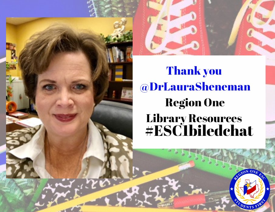 Don't forget to thank your #librarian #mediaspecialist tomorrow! #ESC1biledchat