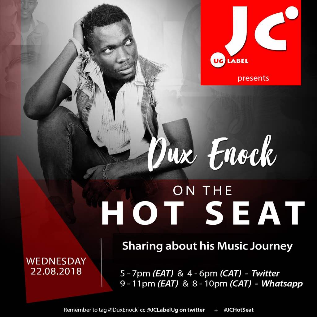 princessrosseti's tweet photo. Breaking News @DuxEnock will be on the #JCHotSeat this Wednesday
@JCLabelUg thank you
@kajambiyamusic @saintsilver80 @PaulSelah @JoshJonnes1 @SerahAdong @ManuelaElla2 @RytahUg @teamGMP1
Be ready https://t.co/dCFj122IPC