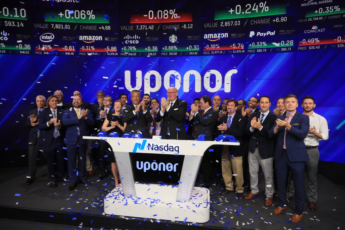 NasdaqExchange's tweet image. 🔔Thanks for ringing the closing bell @Uponor Corporation!