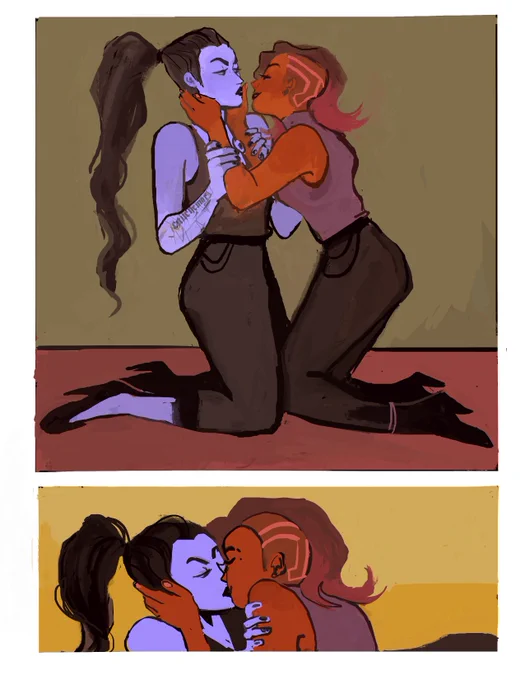 hey! im pretty sure the preorders for the spiderbyte zine are closed, so here was my piece ;) 