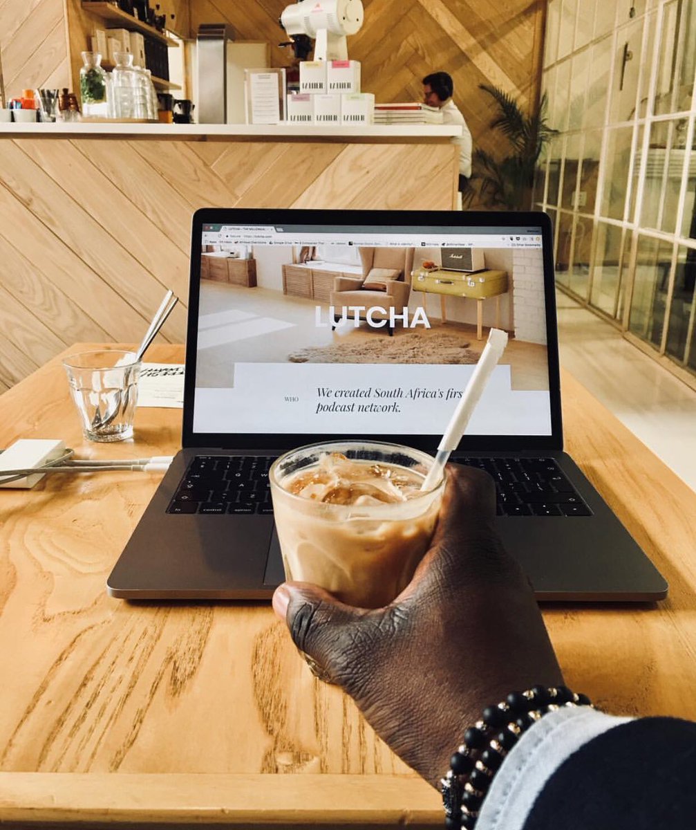 Everything I’ve built is rooted in fulfilling my purpose &amp; making a difference through work that matters

Entrepreneurship
mashstartsup.co.za
Podcasts
lutcha.com
Design
capitalbrew.co.za
Cause
weculture.co.za 

I love my work. FOREVER GRATEFUL🙏🏾