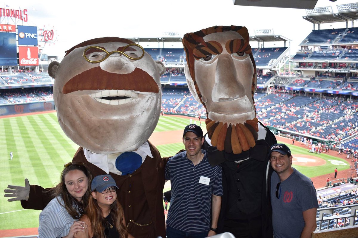 jasonlangsner's tweet photo. Had a great time yesterday with @IsraelBondsNews and @JFGW for #GrandSlamSunday and #JewishCommunityDay at @Nationals Park. #tarasnationals https://t.co/S2pwfqiipl
