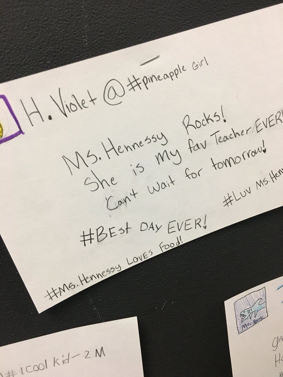 hennessyclass's tweet photo. First day of school student Twitter. Love their creative hashtags! #BSDpride #firstdaybsd2018 https://t.co/ARM4CwI43b