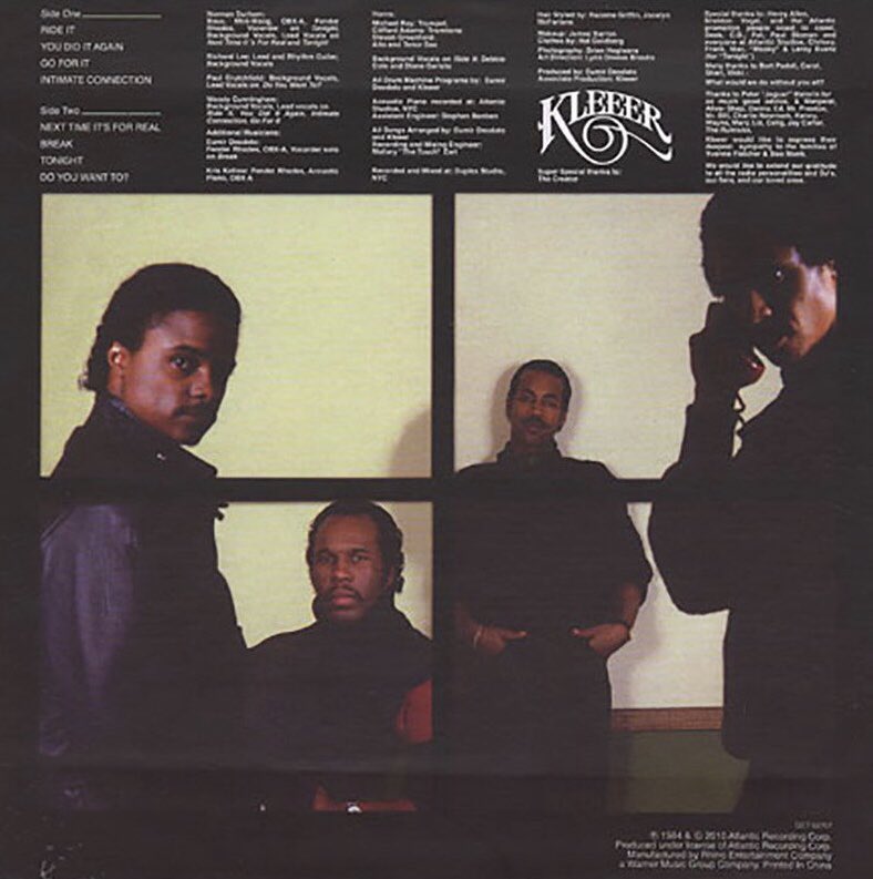 DaMFunK's tweet photo. Relax &amp; reflect time. Aaaaall good. 😎

KLEEER
“You Did It Again”
Atlantic Records / 1984
Producer: Eumir Deodato
Associate Producer: KLEEER
https://t.co/1iraTVHjx7 | DF https://t.co/Z8G3BlV7XF