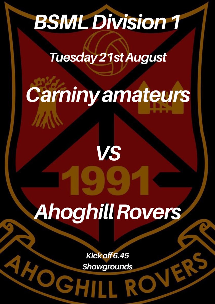 Ahoghill Rovers FC tweet media
