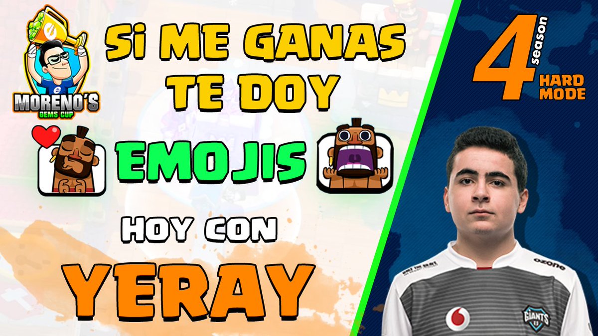 #Special #Mode #PackEmojis  EN 5M!!
💰SI ME GANAS TE DOY PACK EMOJIS + BRACKET 800€💰
CON <a href="/yerabuso/">yeray</a> 
-✅Para participar : 
-Suscribirse a mi canal de Youtube
-Seguir en Twitter <a href="/ReVoLAimaR/">RevolAimar</a> <a href="/eSportsUnd/">...</a> <a href="/yerabuso/">yeray</a> 
🔁Hacer RT y poner tu nombre del  juego
🎥gaming.youtube.com/c/RevolAimar/l…