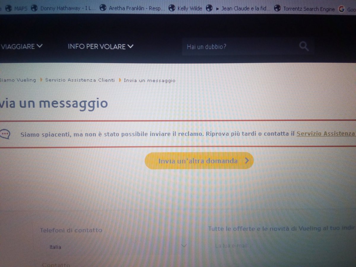 LucaCattu's tweet photo. @vueling Hi,Ive tried already quite a few times, deleting the cookies...in a new browser ..and all of that but https://t.co/caQ28nOWKd can I contact you,with my details..as the claim form doesn't work https://t.co/7YFausDgWi