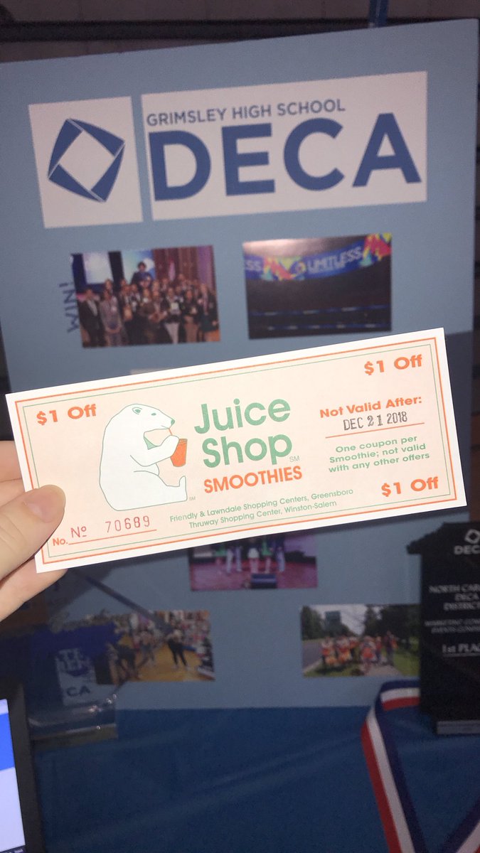 Join DECA today and get a Juice Shop coupon!🥤🌪 #WhirlieNation
