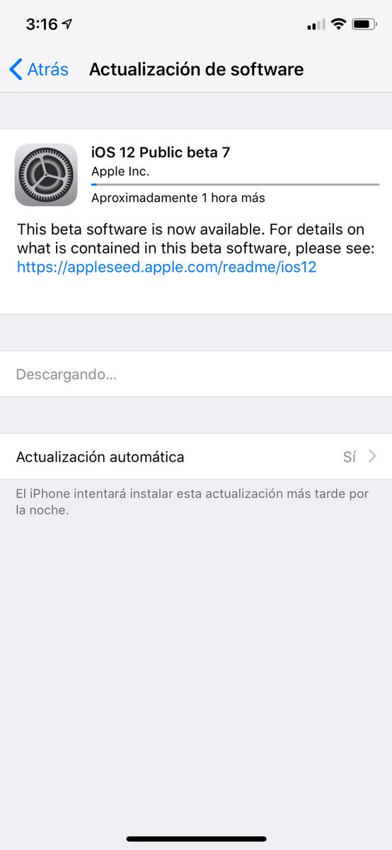 RobbyTimes's tweet photo. iOS 12 beta 7 #iOS12beta7 https://t.co/kqiRJgHKpk