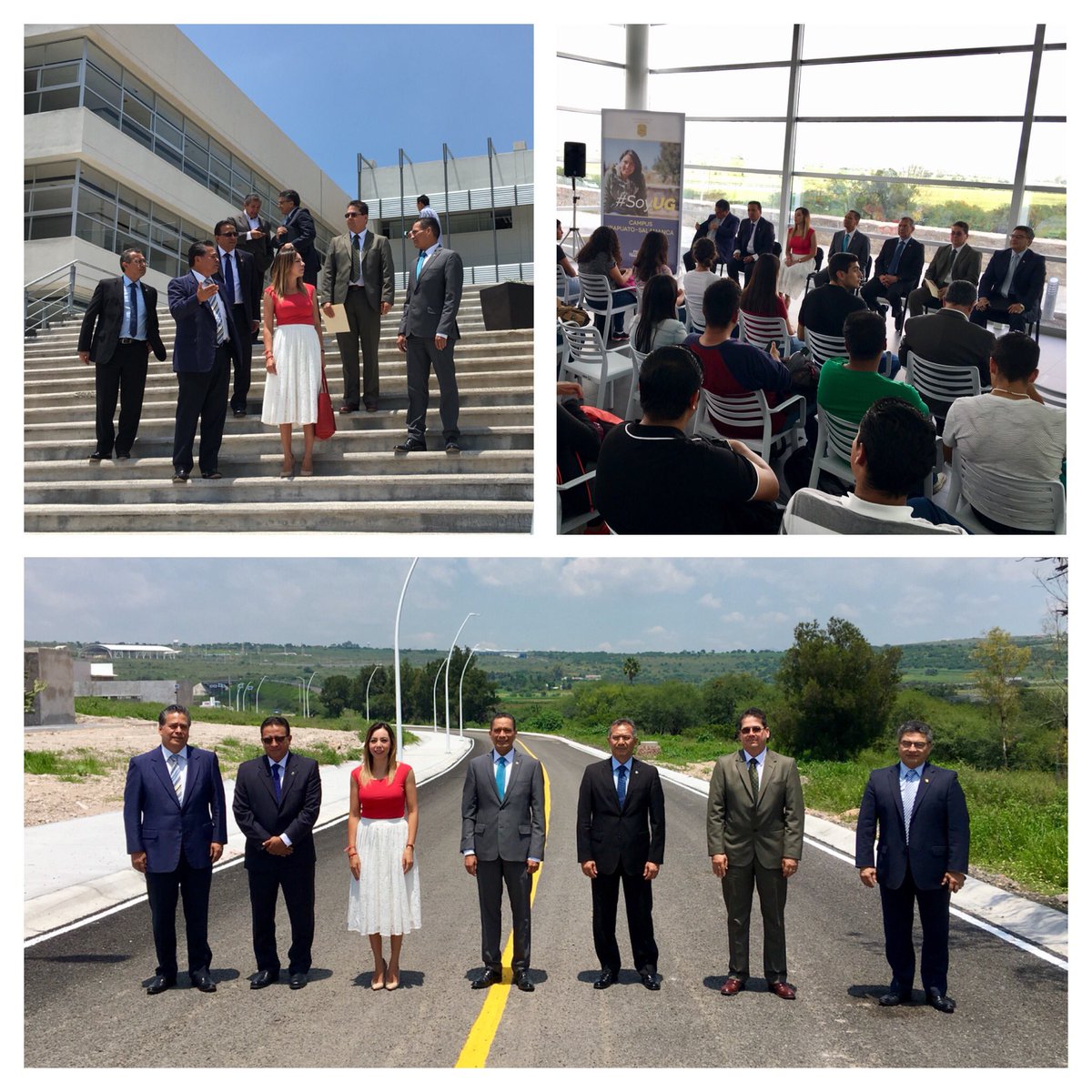 Hace un año gestioné recursos por 6.1 mdp para la División de Ciencias de la Vida (DICIVA) campus Irapuato-Salamanca de la @UdeGuanajuato, hoy me enorgullece participar en la inauguración de las obras de equipamiento urbano que benefician a más de 2 mil estudiantes. #SoyUG