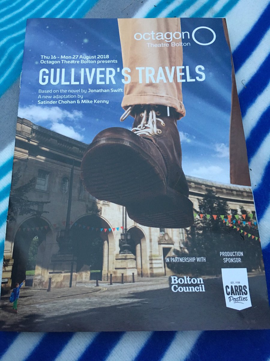 Wow wow wow. @octagontheatre you’ve only done it again #GulliversTravels  was such a super production. @NewmanEJ and all of the team. Take a bow #proud.