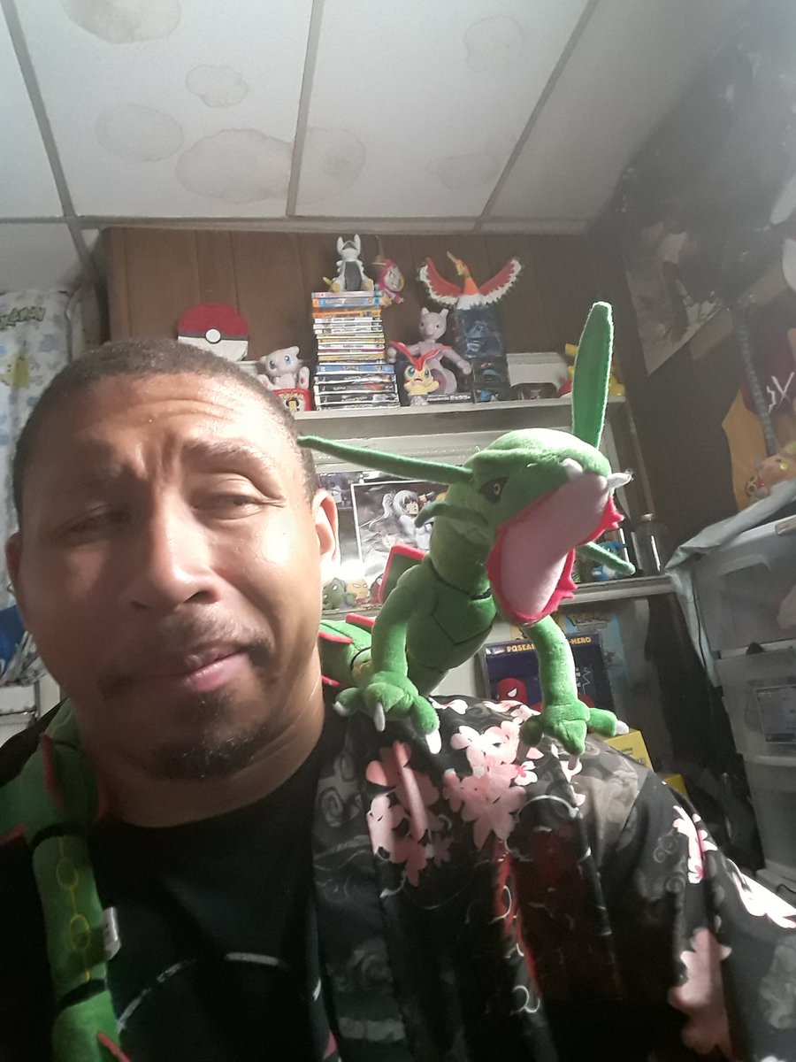 TheRyoSakurai's tweet photo. Bruh I like you and all...but get off my neck fam lol #Rayquaza #Gingivitus https://t.co/R0fuSCEmG8