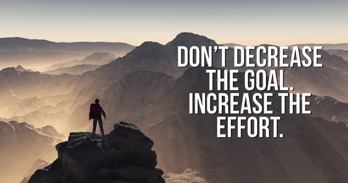 If you find yourself falling behind your goals, increase your effort to accomplish it!
#mondaymotivation #motivation #achievement #goals