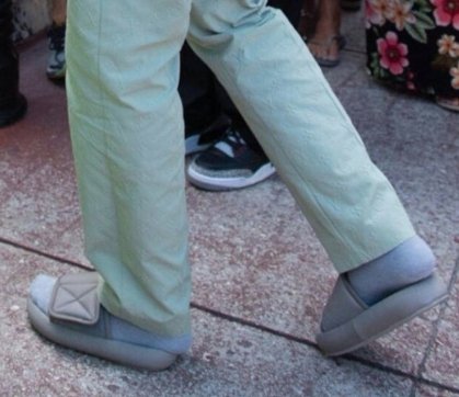 kanye west flip flops