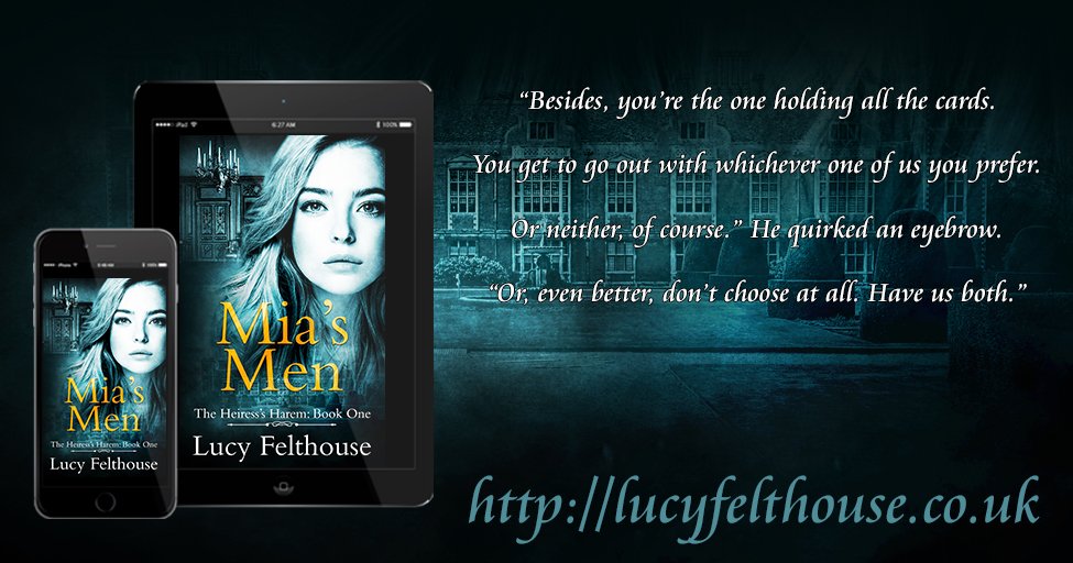 She can't possibly plan to marry one man, while also being involved with two others ...or can she? Mia's Men, The Heiress's Harem Book 1: ow.ly/Rlbq30lqxNR <a href="/8britbabes/">Brit Babes</a>  #reverseharem #whychoose #LPRTG #SSRTG #ASMSG #SupportIA #IARTG #bookboost #romance #erotica #ku
