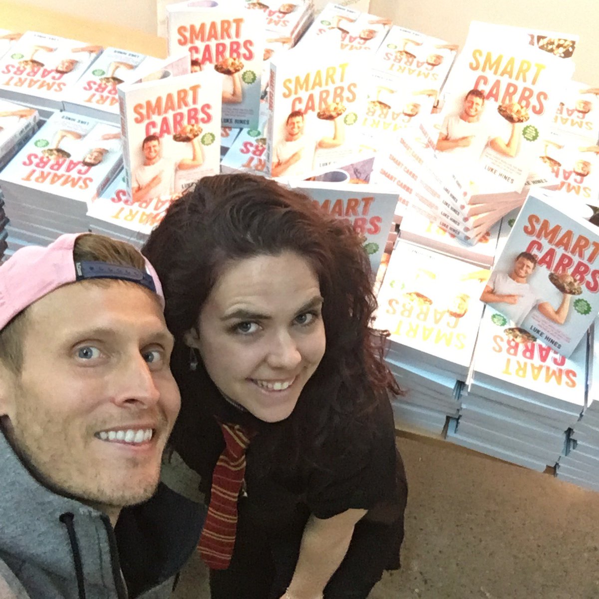 booktopia's tweet image. Guess who's back? Back again? @LukeHinesOnline is back - tell a friend! 🎉 Luke's new cookbook #SMARTCARBS was so popular, we had him back to sign more copies! Get in quick --&amp;gt; bit.ly/2JyUnUn
