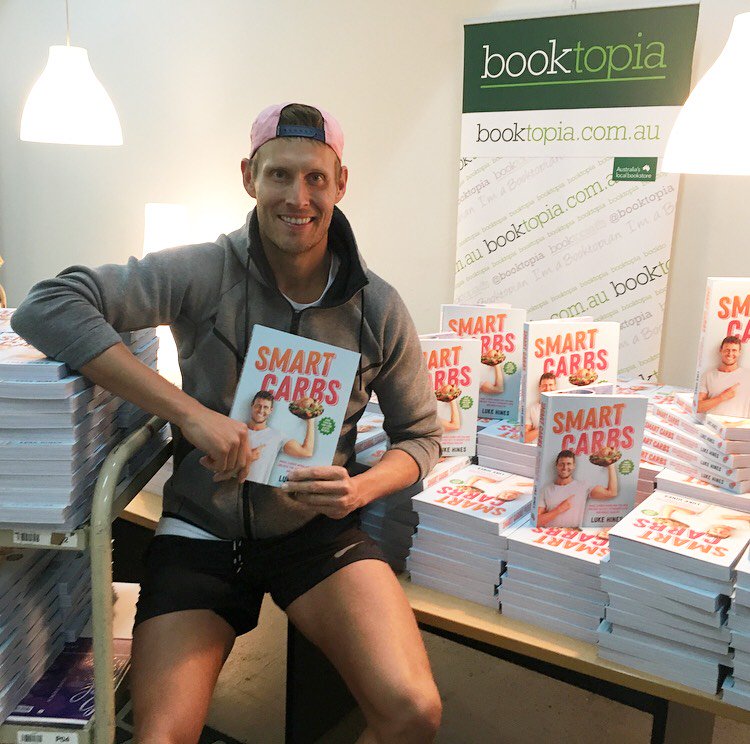 booktopia's tweet image. Guess who's back? Back again? @LukeHinesOnline is back - tell a friend! 🎉 Luke's new cookbook #SMARTCARBS was so popular, we had him back to sign more copies! Get in quick --&amp;gt; bit.ly/2JyUnUn