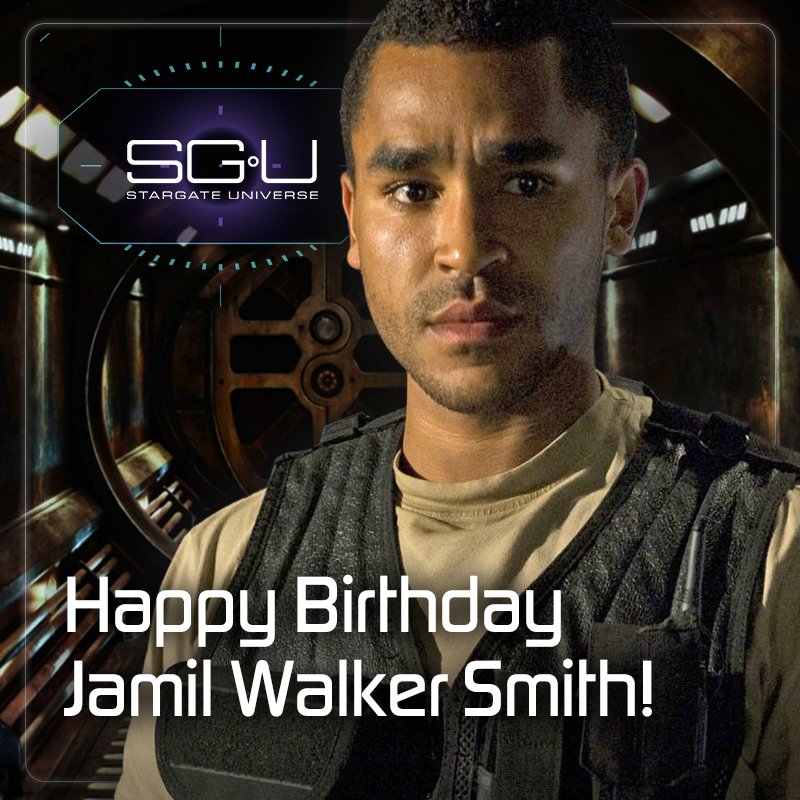 We want to wish Jamil Walker Smith (better known to SGU fans as MSgt. Ronald Greer) a happy birthday! 