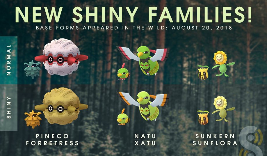 The Silph Road On Twitter Three New Shiny Families Have