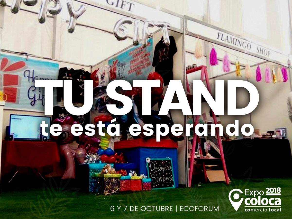 COLOCA_MX's tweet photo. Asegura tu lugar en un fin de semana exclusivo para el comercio local de Celaya y la región.

¡Aparta tu stand para #ExpoCOLOCA esta semana y obtén un descuento especial! 

#consumelocal https://t.co/h7Z8FIgpDb