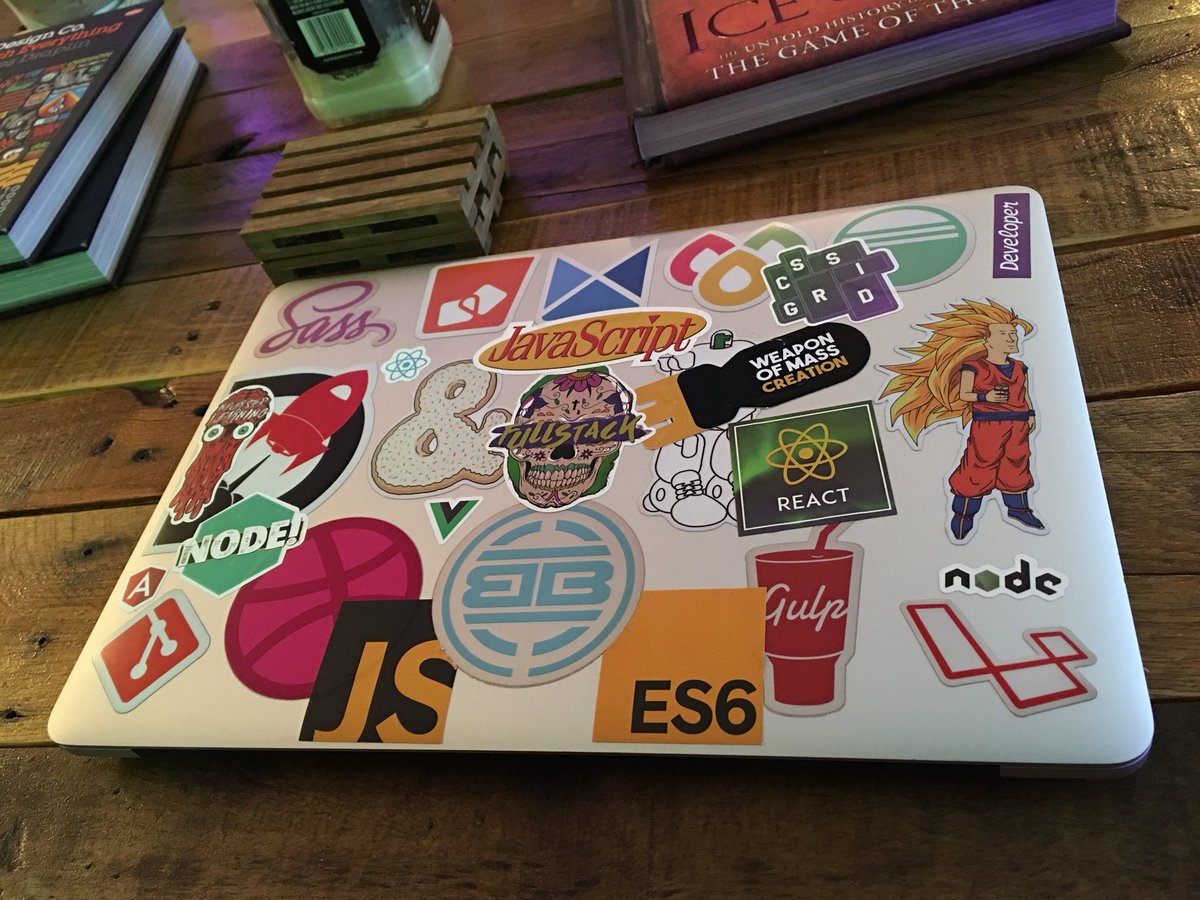 brettbash's tweet image. #laravelstickercontest2018 💖💩🔥