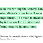 Image for the Tweet beginning: "The case for central bank