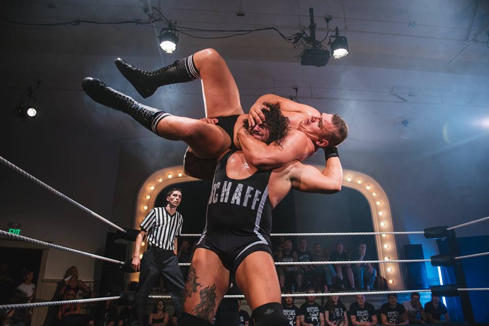 mattfarmer93's tweet photo. Before having his hand raised in victory. #PROGRESSWorldChampion @WalterAUT was hoisted up and taken to his limit by the man known as @SCHAFF_pw at #DefyanceUnited
📸@Ukulele_Punk https://t.co/7D6w4kynJl