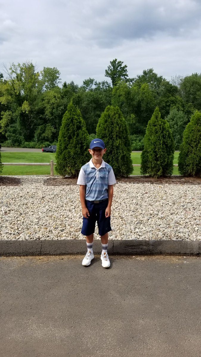 TimberlinGC's tweet photo. Congratulations to our 2018 Junior Club Champion Patrick Kennedy!  Also, winning their divisions, Brennan Meyers 9-13 division and Chase Cassandra 7-9 four-hole division.  Thanks to all the parents for coming out and supporting the players!  #Timberlin #HomeOfThePlayers https://t.co/aPPAT4y5cc