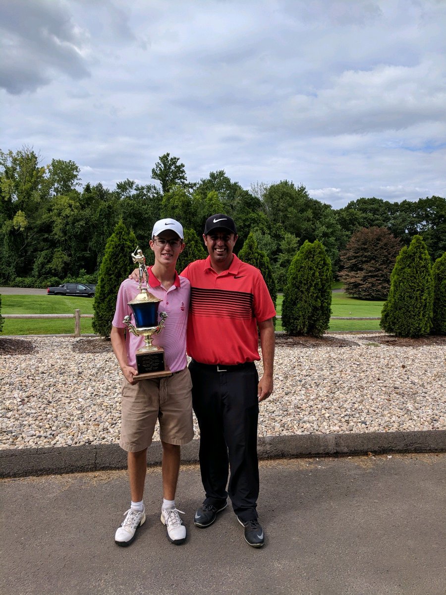 TimberlinGC's tweet photo. Congratulations to our 2018 Junior Club Champion Patrick Kennedy!  Also, winning their divisions, Brennan Meyers 9-13 division and Chase Cassandra 7-9 four-hole division.  Thanks to all the parents for coming out and supporting the players!  #Timberlin #HomeOfThePlayers https://t.co/aPPAT4y5cc
