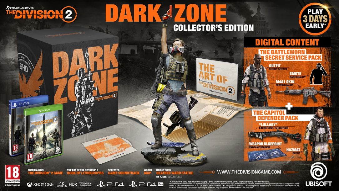 Thedivisionzone More Details About Thedivision2 S Year 1 Pass The Dark Zone Collector S Edition And Ubisoft Store Exclusive Phoenix Shield Edition T Co Kxbyub8vaw