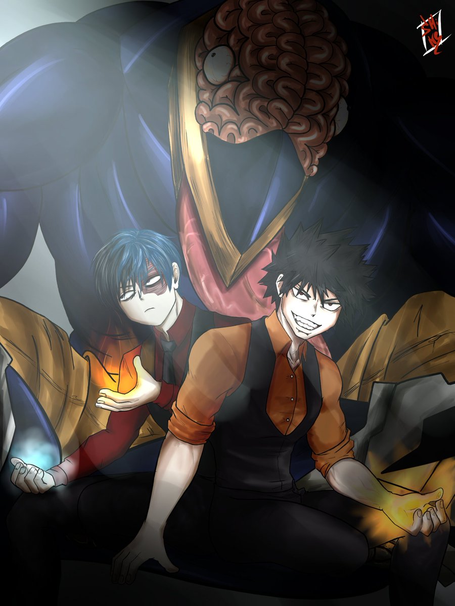 ShineJean060's tweet photo. 💥Todobaku/Bakutodo Week 🔥 ❄️ 
[15 August] Day 4:  Villains 

#bktdweek18_vol2 #bakugoukatsuki #shototodoroki #katsuki #bakugou #bakutodo #todobaku #mha #bnha #otp  #fire #ice #icyhot #kingofexplodokills  #bluehair #blackhair #hero #nomu #Villains #bnhavillains https://t.co/ZgHTd7cH9R