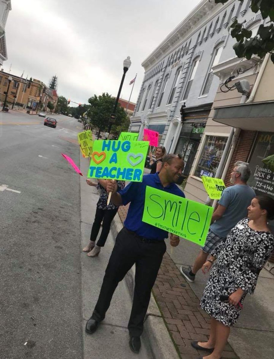 PanzarAJ's tweet photo. Y'all say whatever you want about WV. Charles Town just had a "positive picketing" event. https://t.co/kjEA2DnhnK